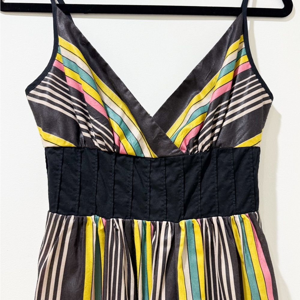 Y2K Hype Striped Dress